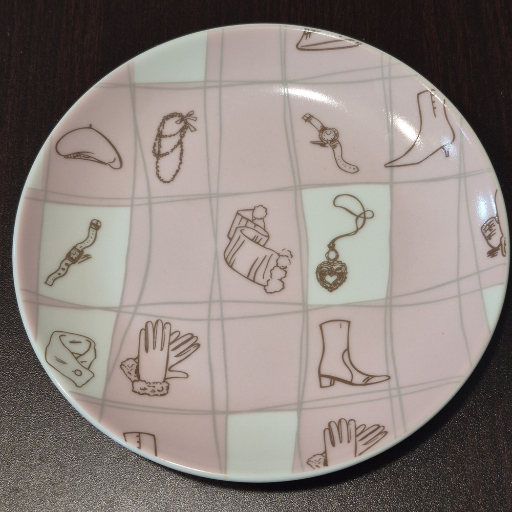 French Fashion Boston Warehouse Trading Co Dessert Plate Coquette Soft Girl